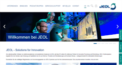 Desktop Screenshot of jeol.de