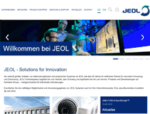 Tablet Screenshot of jeol.de