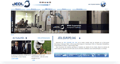 Desktop Screenshot of jeol.fr